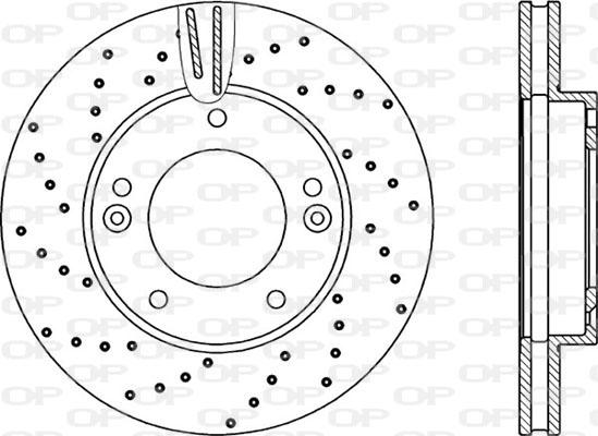 Open Parts BDRS2240.25 - Гальмівний диск autocars.com.ua