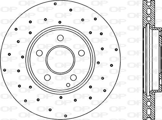 Open Parts BDRS2267.25 - Гальмівний диск autocars.com.ua