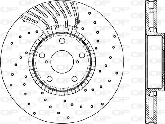 Open Parts BDRS2285.25 - Гальмівний диск autocars.com.ua