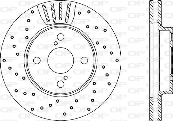 Open Parts BDRS2292.25 - Гальмівний диск autocars.com.ua