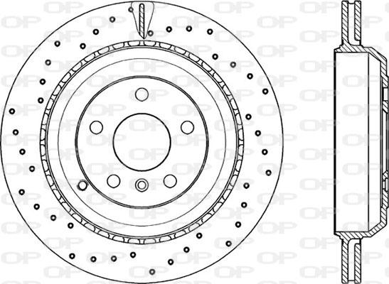 Open Parts BDRS2297.25 - Гальмівний диск autocars.com.ua