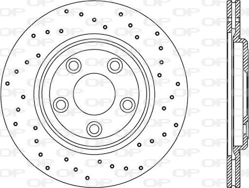 Open Parts BDRS2358.25 - Гальмівний диск autocars.com.ua