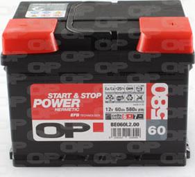 Open Parts BE060L2.00 - Стартерна акумуляторна батарея, АКБ autocars.com.ua