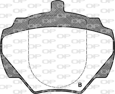 Open Parts BPA0222.01 - Гальмівні колодки, дискові гальма autocars.com.ua