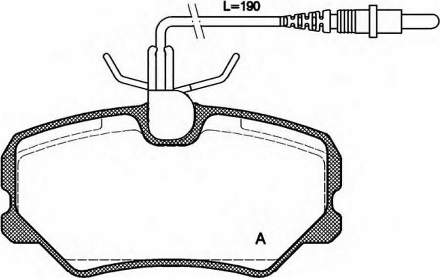 Open Parts BPA0262.02 - Тормозные колодки, дисковые, комплект autodnr.net