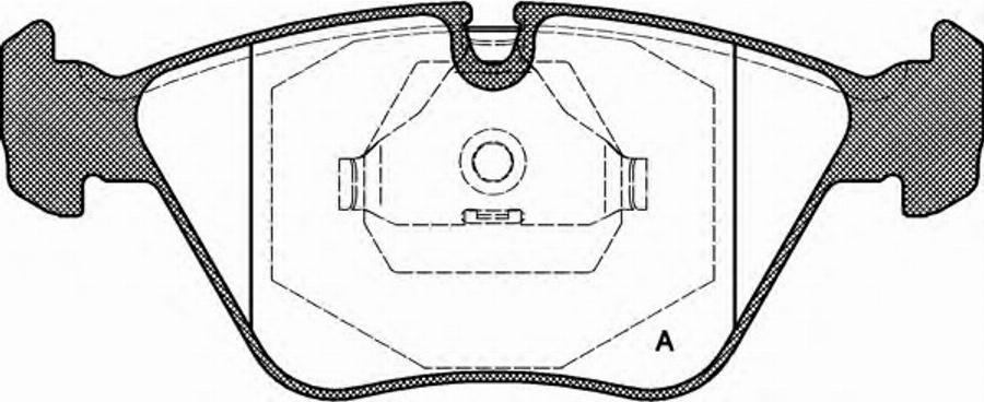 Open Parts BPA0270.00 - Тормозные колодки, дисковые, комплект autodnr.net