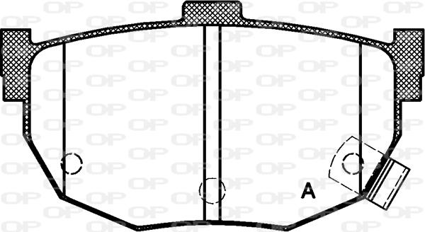 Febi Bilstein 222362 - Гальмівні колодки, дискові гальма autocars.com.ua