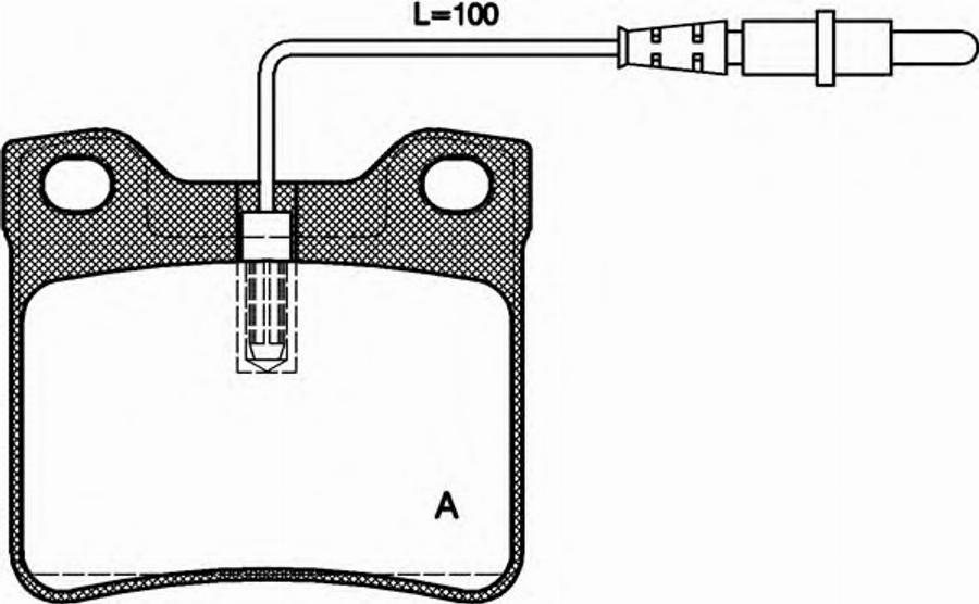 Open Parts BPA0321.22 - Гальмівні колодки, дискові гальма autocars.com.ua