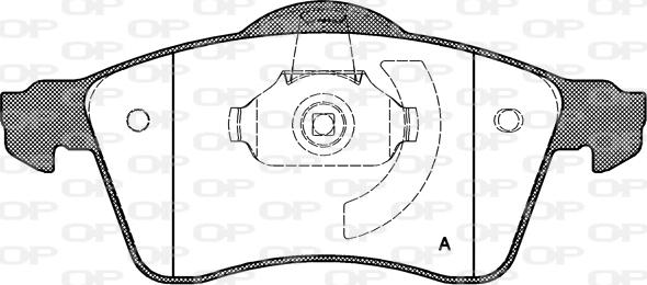 Open Parts BPA0618.00 - Тормозные колодки, дисковые, комплект autodnr.net