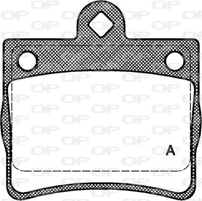 Open Parts BPA0630.00 - Тормозные колодки, дисковые, комплект autodnr.net