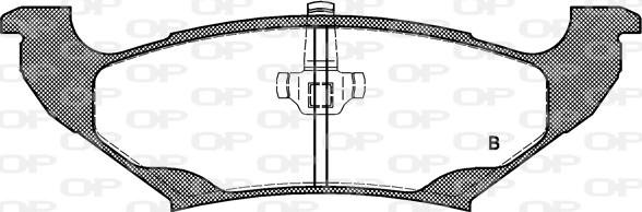 Open Parts BPA0690.10 - Тормозные колодки, дисковые, комплект autodnr.net