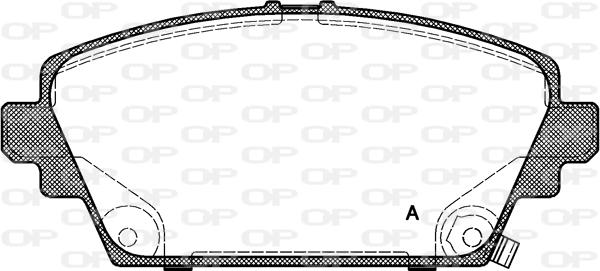 Open Parts BPA0694.02 - Тормозные колодки, дисковые, комплект autodnr.net