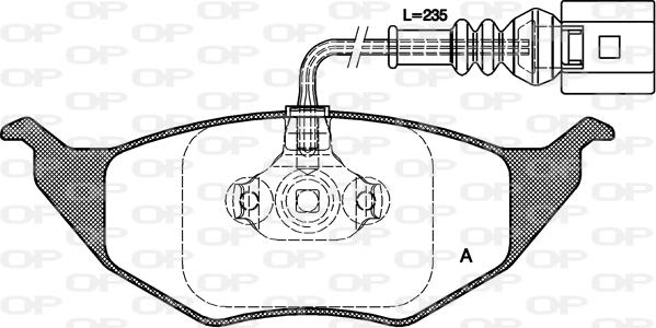 Lucas Electrical 6114745 - Тормозные колодки, дисковые, комплект autodnr.net