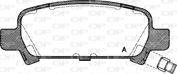 Open Parts BPA0729.02 - Тормозные колодки, дисковые, комплект autodnr.net