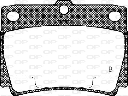 Open Parts BPA0750.02 - Гальмівні колодки, дискові гальма autocars.com.ua