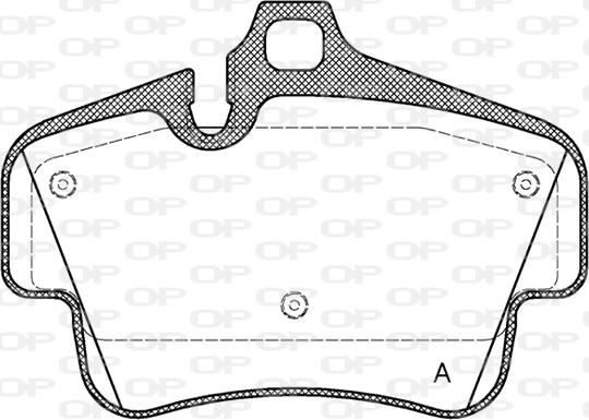 Open Parts BPA0773.30 - Тормозные колодки, дисковые, комплект autodnr.net