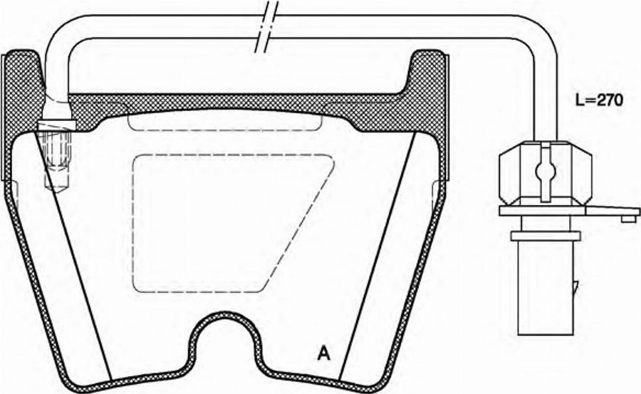 Open Parts BPA089602 - Тормозные колодки, дисковые, комплект autodnr.net