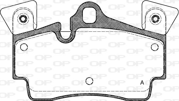 Open Parts BPA0996.10 - Тормозные колодки, дисковые, комплект autodnr.net