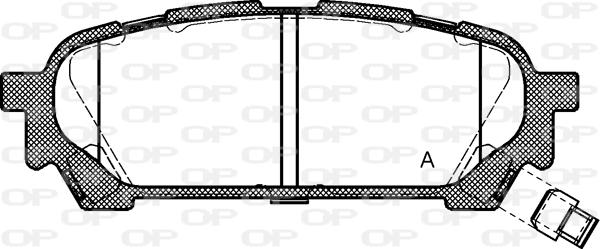 Open Parts BPA1176.01 - Тормозные колодки, дисковые, комплект autodnr.net