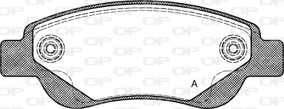 Open Parts BPA1177.00 - Тормозные колодки, дисковые, комплект autodnr.net