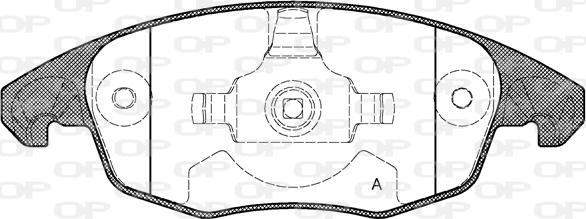 Open Parts BPA1248.00 - Тормозные колодки, дисковые, комплект autodnr.net