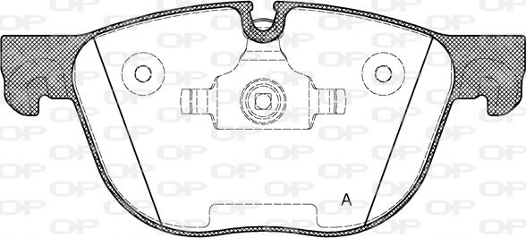 Open Parts BPA1297.00 - Тормозные колодки, дисковые, комплект autodnr.net