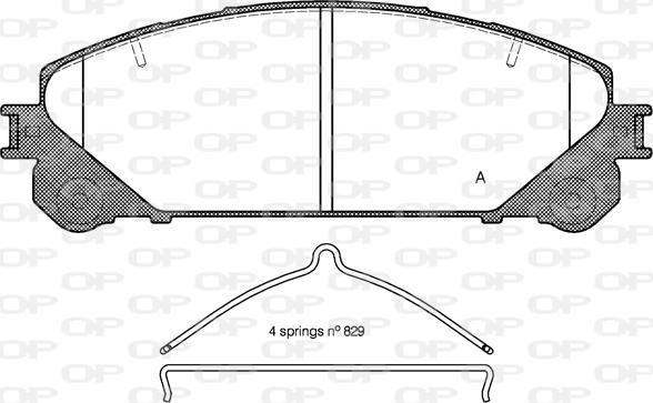 R Brake RB1982-401 - Гальмівні колодки, дискові гальма autocars.com.ua