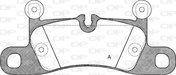 Open Parts BPA1379.10 - Тормозные колодки, дисковые, комплект autodnr.net