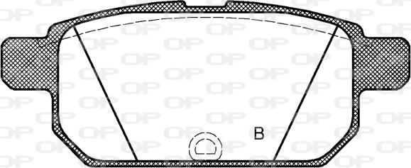 Open Parts BPA1471.02 - Гальмівні колодки, дискові гальма autocars.com.ua