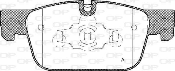 Open Parts BPA1692.10 - Тормозные колодки, дисковые, комплект autodnr.net