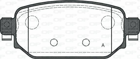 Open Parts BPA1731.02 - Тормозные колодки, дисковые, комплект autodnr.net