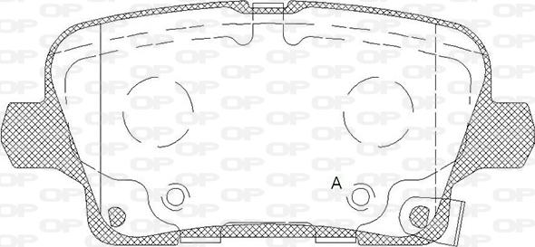 Open Parts BPA1821.02 - Гальмівні колодки, дискові гальма autocars.com.ua