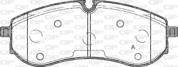 Open Parts BPA1856.00 - Тормозные колодки, дисковые, комплект autodnr.net