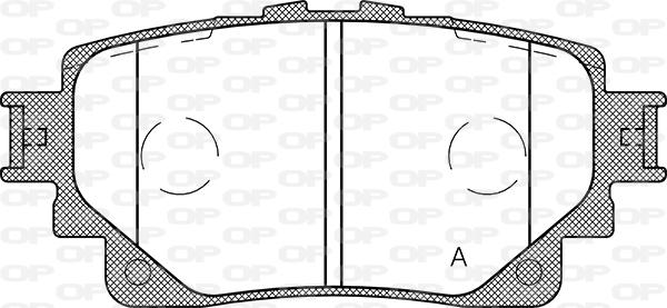 Open Parts BPA1872.00 - Тормозные колодки, дисковые, комплект autodnr.net