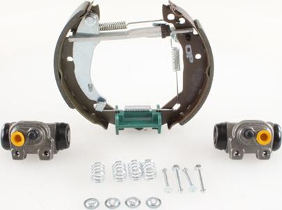 Open Parts BSK2041.01 - Комплект гальм, барабанний механізм autocars.com.ua