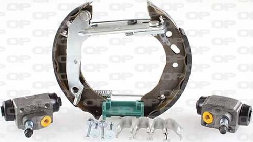 Open Parts BSK2167.00 - Комплект гальм, барабанний механізм autocars.com.ua