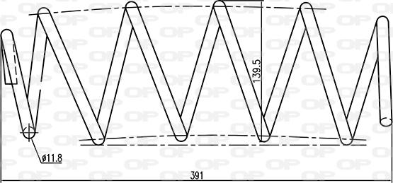 Open Parts CSR9001.00 - Пружина ходової частини autocars.com.ua