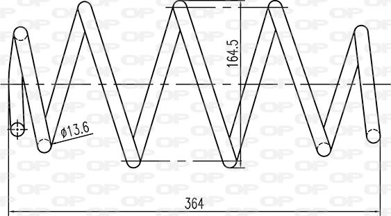 Open Parts CSR9044.02 - Пружина ходової частини autocars.com.ua