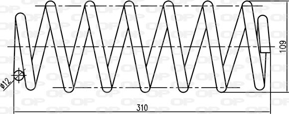 Open Parts CSR9142.00 - Пружина ходовой части autodnr.net