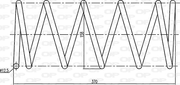 Open Parts CSR9178.00 - Пружина ходової частини autocars.com.ua