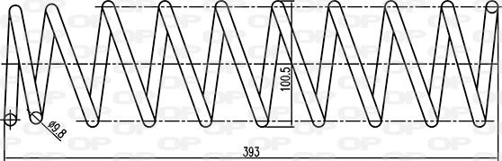 Open Parts CSR9211.00 - Пружина ходової частини autocars.com.ua