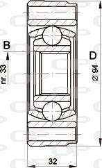 Open Parts CVJ5402.20 - Шарнирный комплект, ШРУС, приводной вал autodnr.net