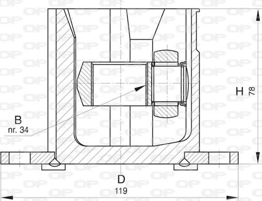 Open Parts CVJ5832.20 - Шарнірний комплект, ШРУС, приводний вал autocars.com.ua