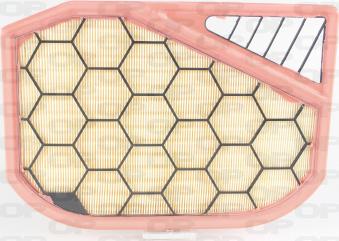 Open Parts EAF3765.10 - Повітряний фільтр autocars.com.ua