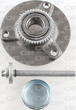 Open Parts HBK5035.02 - Комплект підшипника маточини колеса autocars.com.ua