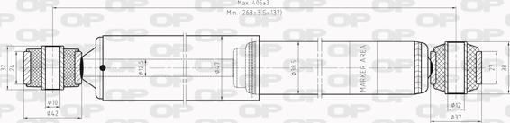 Open Parts SAB8002.32 - Амортизатор autocars.com.ua