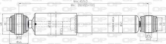 Open Parts SAB8006.32 - Амортизатор autocars.com.ua