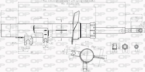 Open Parts SAB8011.31 - Амортизатор autocars.com.ua