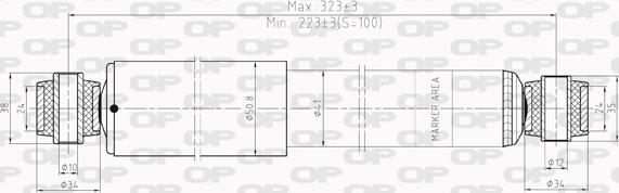 Open Parts SAB8020.32 - Амортизатор autocars.com.ua