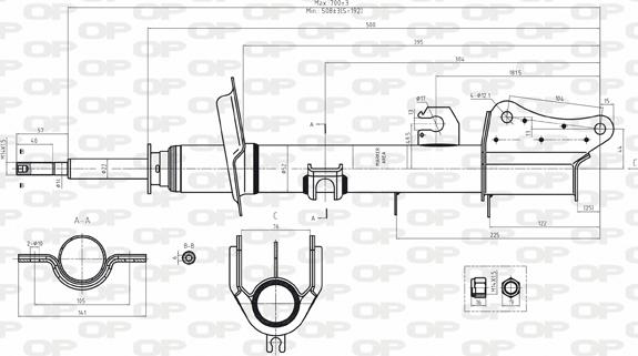 Open Parts SAB8034.32 - Амортизатор autocars.com.ua